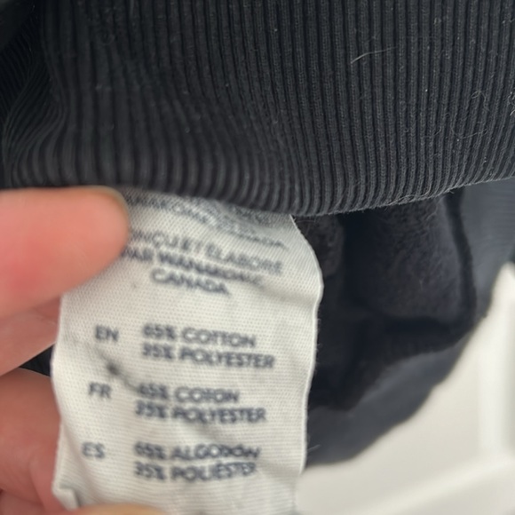 WANAKOME - men's Black hoodie front pocket no zippers size small - Picture 4 of 9